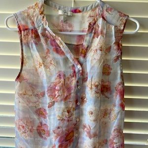Preloved Gorgeous Joie Sheer Silk top small